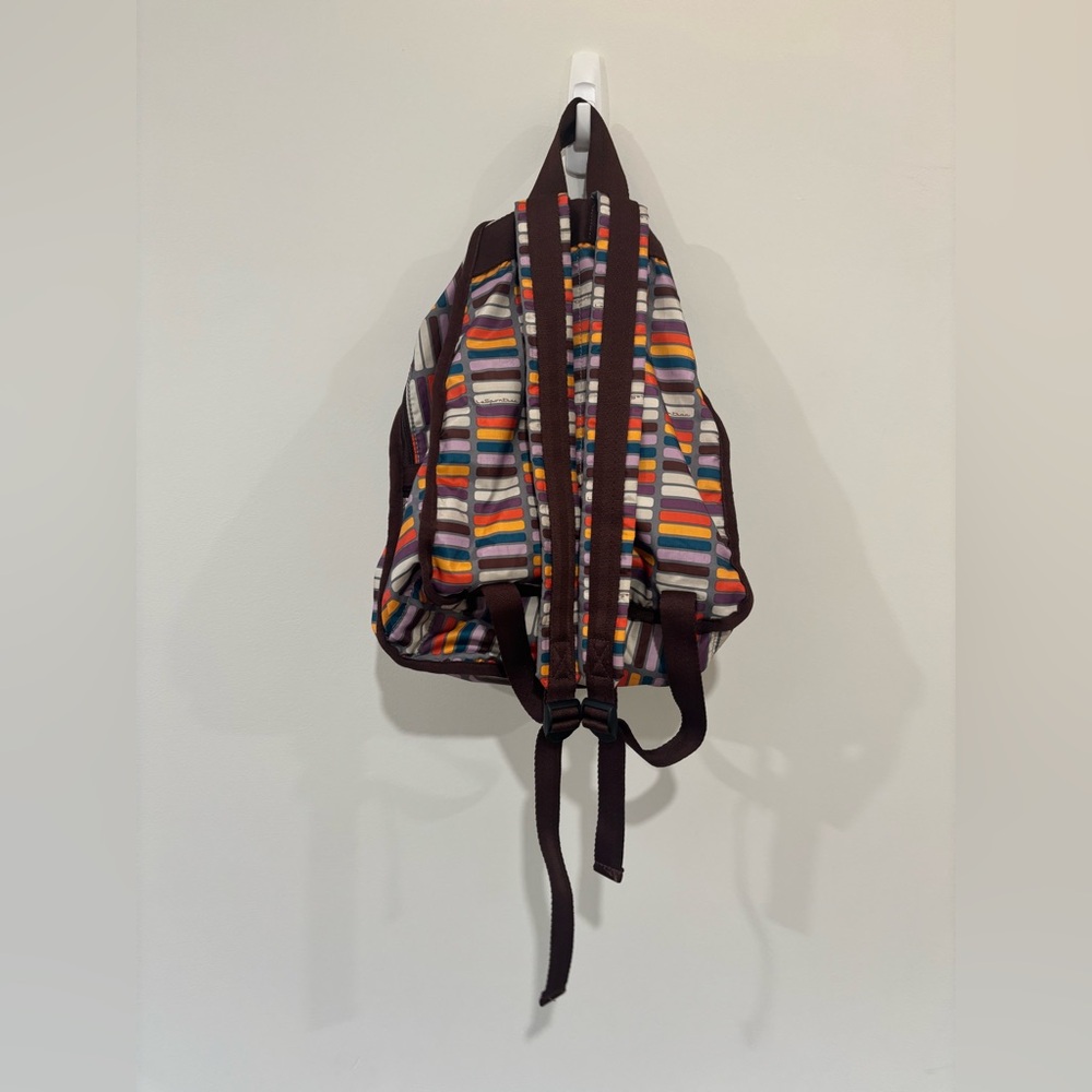 LeSportsac Classic Backpack – Multicolor Stripe Print - Picture 2 of 3